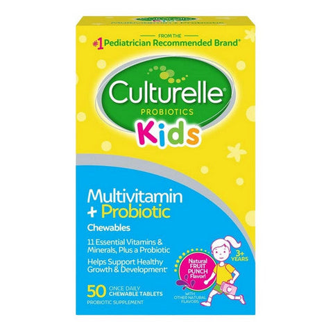 Culturelle, Kids Complete Multivitamin Plus Probiotic, 50 Count Culturelle