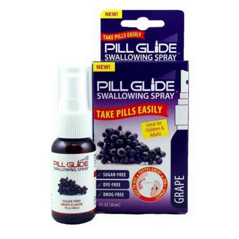 Pill Glide, Swallowing Spray Grape Flavored, 1 Oz Pill Glide