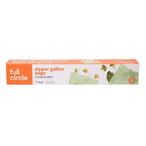Compostable Gallon Bags 15 Count by Full Circle Home