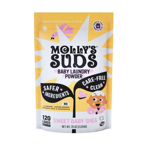 Molly's Suds, Baby Laundry Detergent Powder Sweet Baby Shea, 120 Loads Molly's Suds