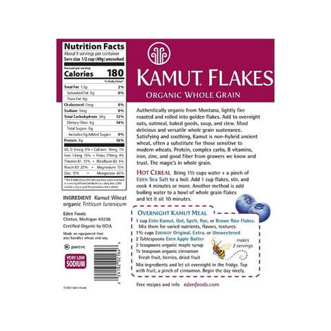 Eden Foods, Organic Kamut Flakes, 16 Oz Eden Foods