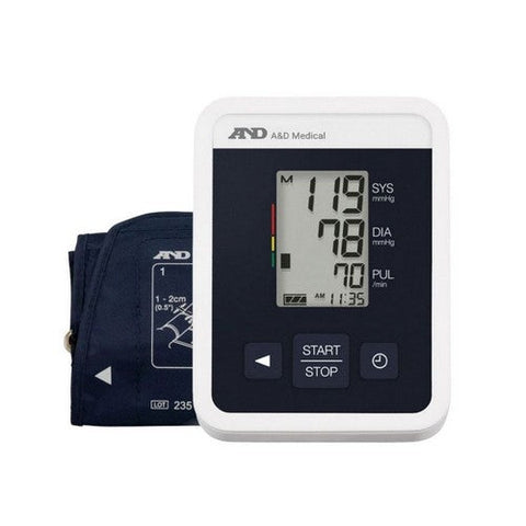 A & D, Medical One Touch Blood Pressure Monitor Upper Arm, 1 Each