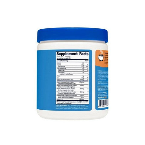Nutricost, Nutrizen AM Focus Adaptogenic Mushroom Drink Hot Cocoa Flavored, 8.8 Oz / 30 Servings
