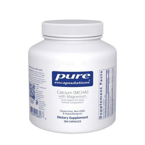 Calcium (Mcha) With Magnesium 180 Caps by Pure Encapsulations
