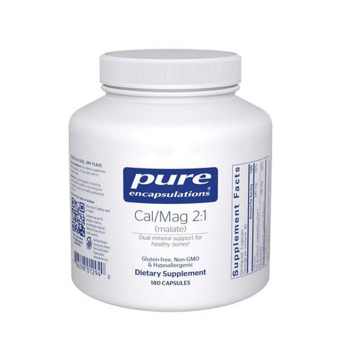 Cal/Mag (Malate) 2:1 180 Caps by Pure Encapsulations