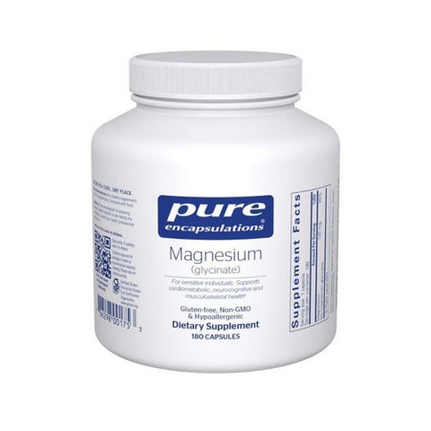 Magnesium Glycinate 180 Caps by Pure Encapsulations