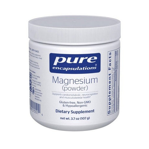 Magnesium Powder 107 Grams by Pure Encapsulations