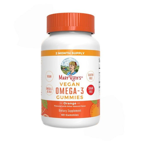 Vegan Omega 3 Gummies 60 Gummies by MaryRuth's