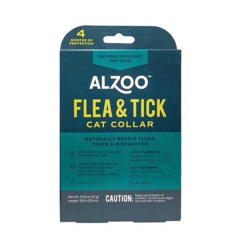 Plant-Based Flea And Tick Collar Cats 1 Count by Alzoo