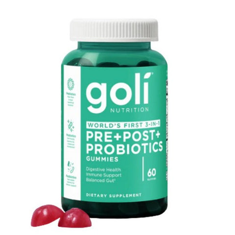 Goli Nutrition, Pre Post Probiotics Zero Sugar, 60 Count Goli Nutrition