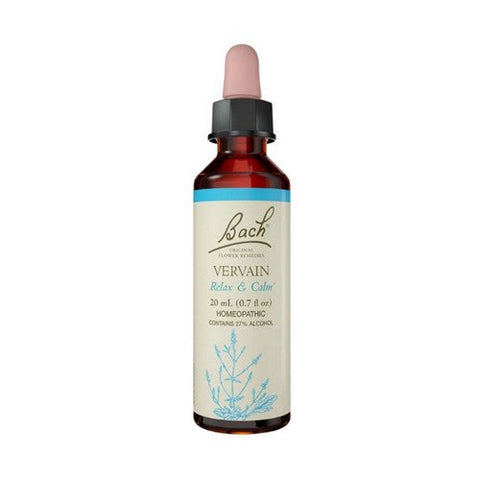 Bach, Original Flower Remedy Dropper Vervain Flower Essences, 0.7 Oz Bach