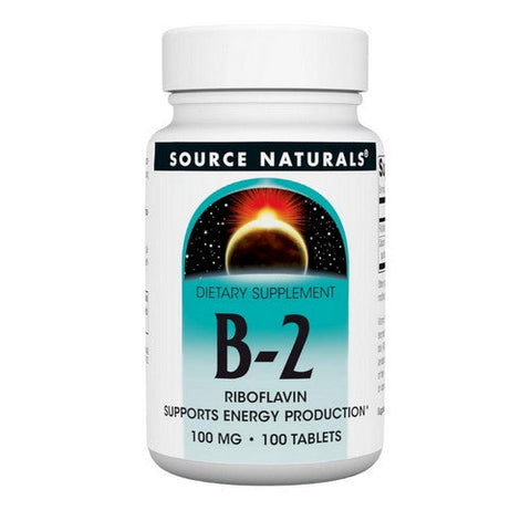 Source Naturals, Vitamin B-2, 100 mg, 100 Tabs Source Naturals