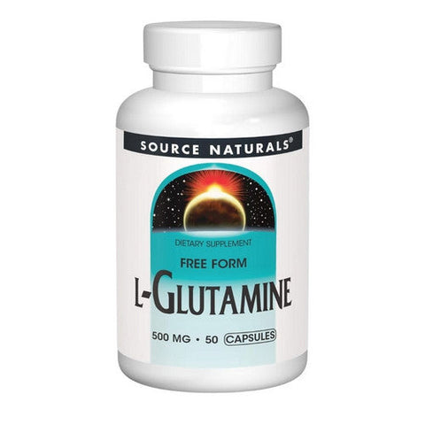 Source Naturals, L-Glutamine, 500 mg, 50 Caps Source Naturals