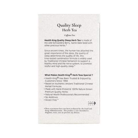 Health King, Quality Sleep Tea, 20 Bags Health King