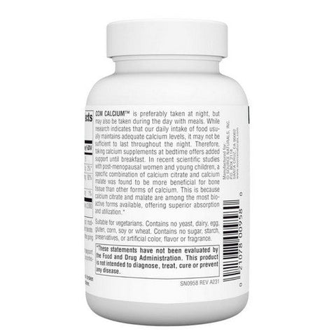 Source Naturals, CCM Calcium, 300 Mg, 60 Tabs Source Naturals