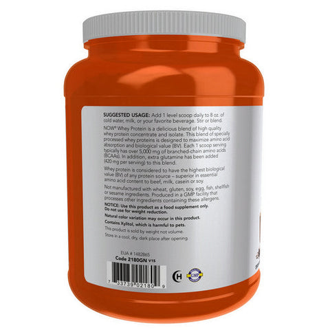 Now Foods, Whey Protein, Dutch Chocolate, 2 lbs Now Foods