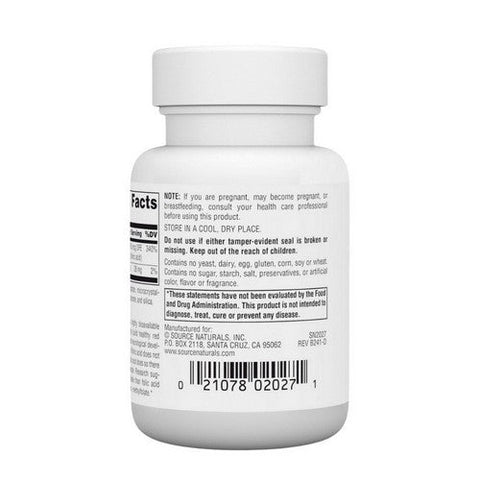 Source Naturals, Mega-folinic, 800 Mcg, 60 Tabs Source Naturals