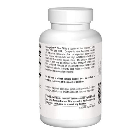 Source Naturals, Omega Epa Fish Oil, 1000 MG, 200 Softgel Source Naturals