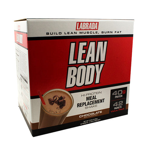 LABRADA NUTRITION, Lean Body Powder, Chocolate  42 CT LABRADA NUTRITION