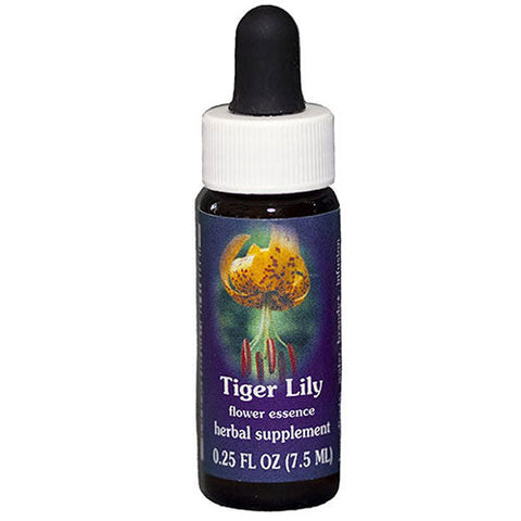 Flower Essence Services, Tiger Lily Dropper, 0.25 oz Flower Essence Services