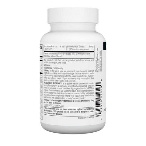 Source Naturals, Pycnogenol Supreme, 30 Tabs Source Naturals