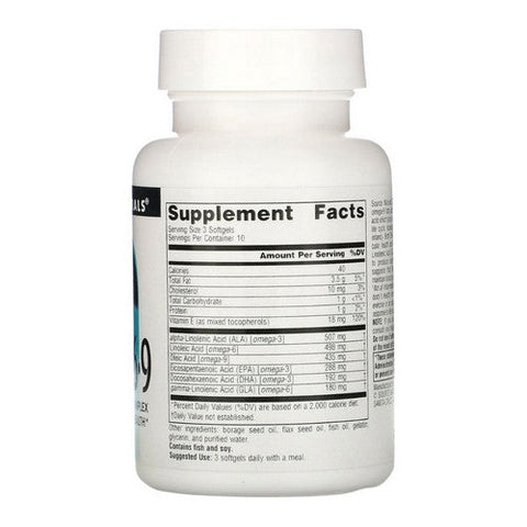 Source Naturals, Omega 3, 6, 9, 30 Softgels Source Naturals