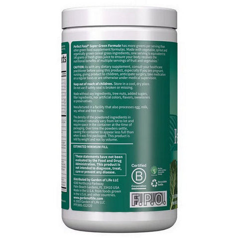 Garden of Life, Perfect Food, 10.58 Oz Garden of Life