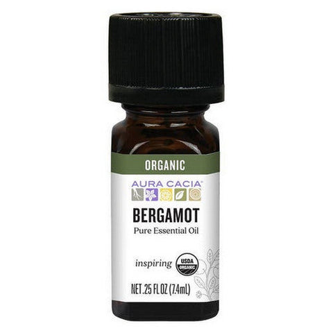 Aura Cacia, Essential Oil, Bergamot 0.25 oz Aura Cacia