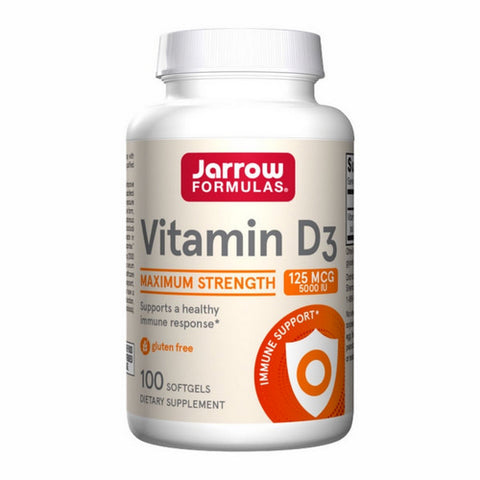 Jarrow Formulas, Vitamin D3, 125 Mcg, 100 Softgels Jarrow Formulas