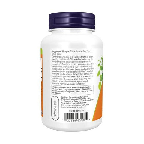 Now Foods, Cordyceps, 750 mg, 90 Vcaps Now Foods