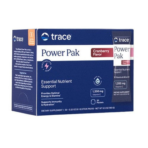 Trace Minerals, Electrolyte Stamina Power Pak Cranberry, 30 Packets Trace Minerals