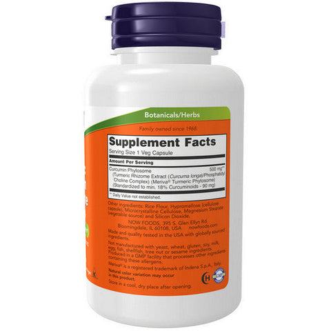 Now Foods, Curcumin Phytosome, 500 mg, 60 Vcaps Now Foods