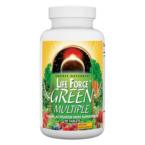 Life Force Green Multiple 90 tabs by Source Naturals