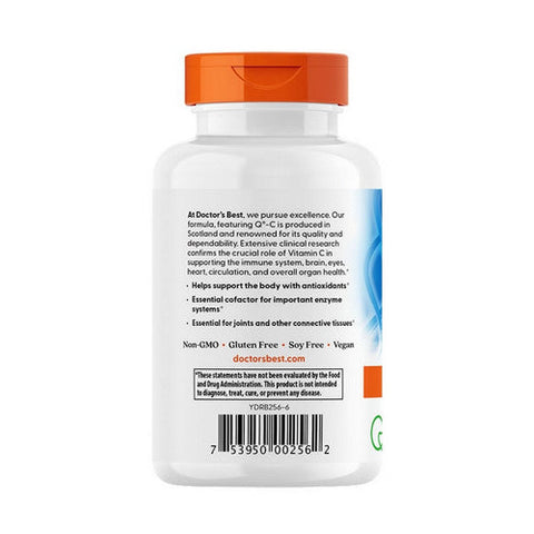 Doctors Best, Vitamin C With Q-C, 500 Mg, 120 Veggie Caps Doctors Best