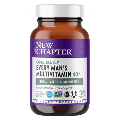 New Chapter, Every Man's One Daily 40 Plus, 48 tabs New Chapter