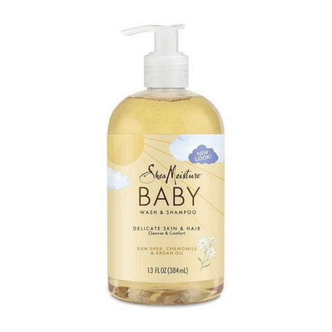 Shea Moisture, Raw Shea Butter Chamomile & Argan Oil Baby Head-to-Toe Wash & Shampoo, 13 Oz Shea Moisture