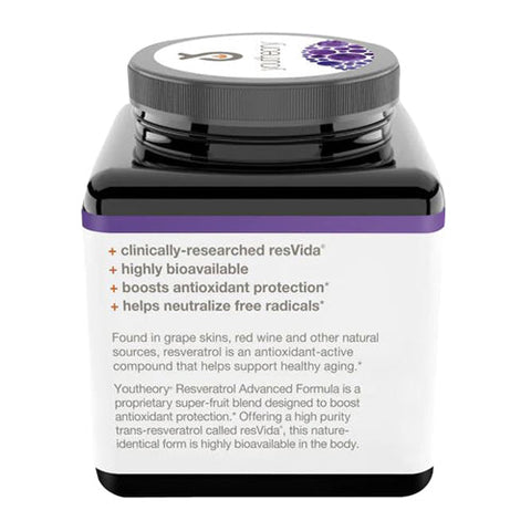 Youtheory, Resveratrol Advanced, 160 Tabs Youtheory