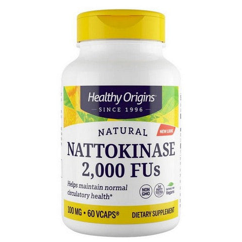 Healthy Origins, Natural Nattokinase, 100 Mg, 60 Veg Caps Healthy Origins