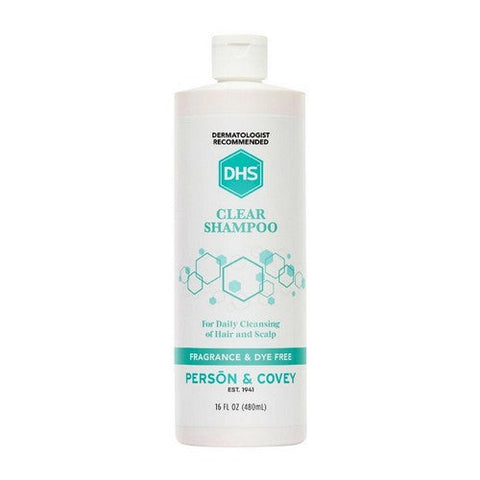 Dhs, Clear Shampoo Fragrance Free And Dyr Free, 16 Oz
