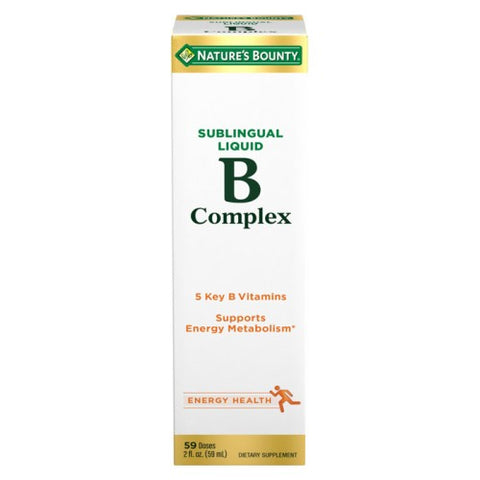 Nature's Bounty, Nature's Bounty Vitamin B Complex Sublingual Liquid, 2 oz Nature's Bounty