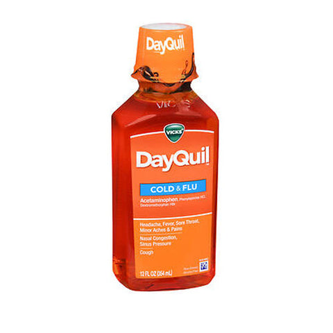 Vicks, Dayquil Cold Flu Multi-Symptom Relief Liquid, 12 oz Vicks